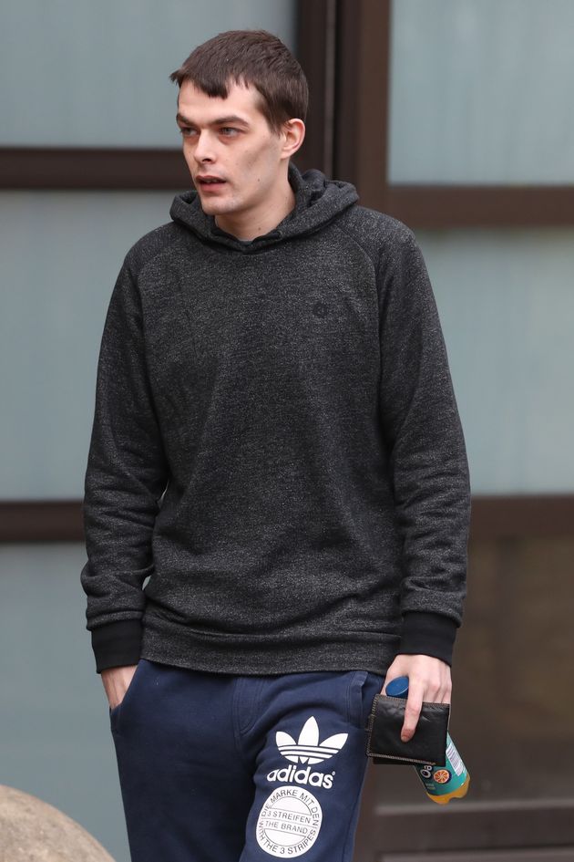 Alesha MacPhail's father Robert outside the High Court in Glasgow 