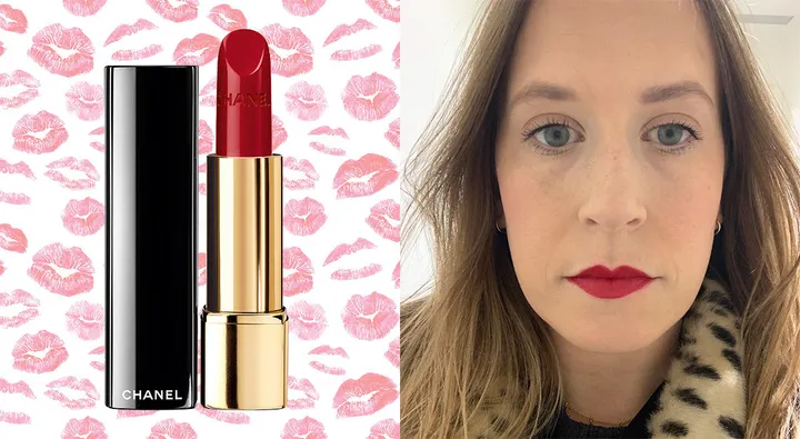 chanel pirate red lipstick