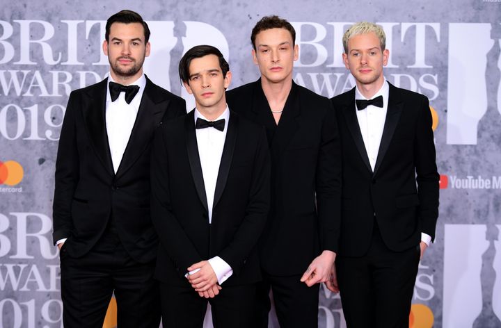 The 1975 at Wednesday night's Brit Awards