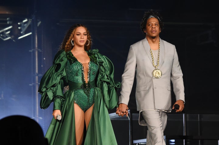 Beyoncé And Jay-Z take the stage at the Global Citizen's Festival in South Africa.
