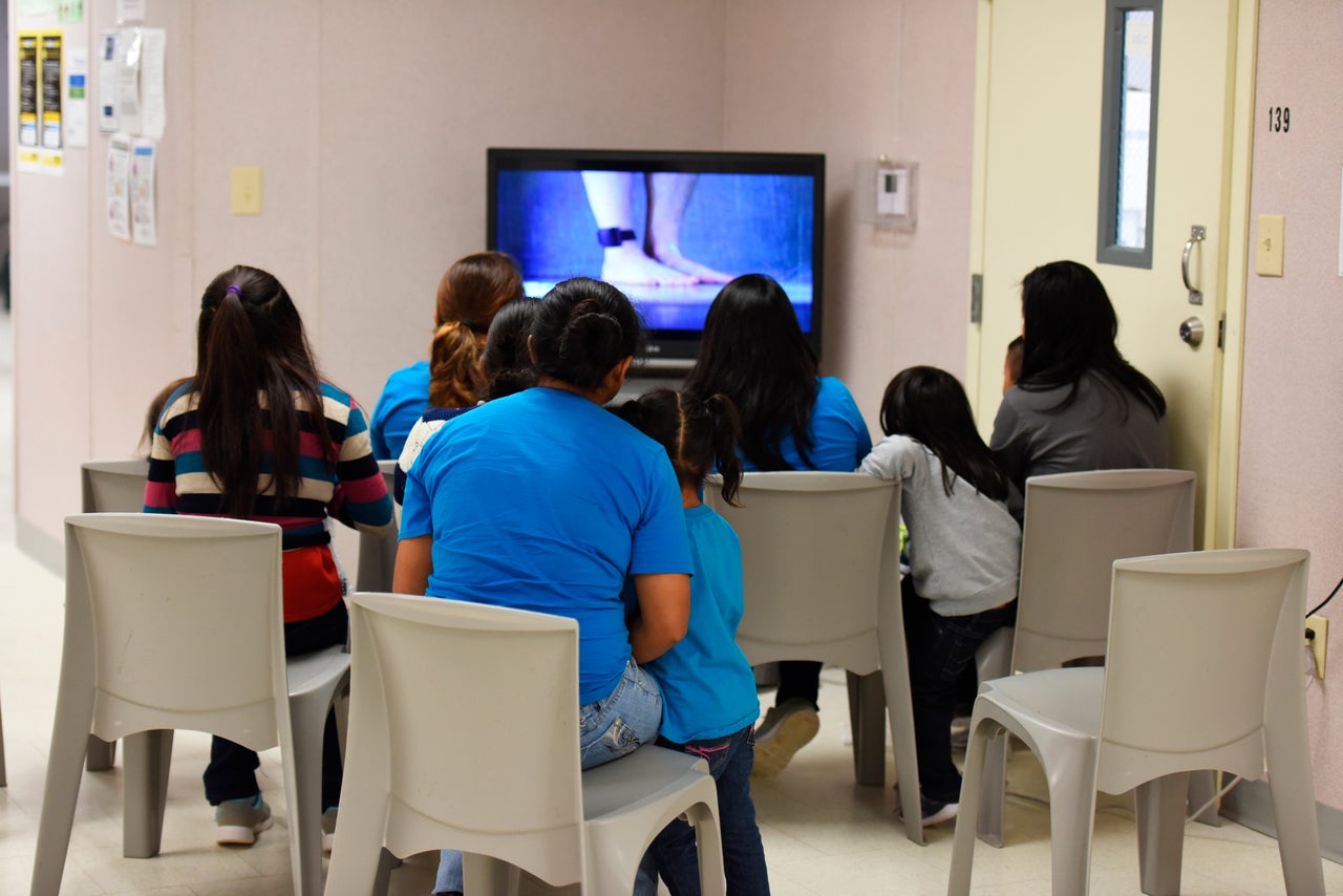 The South Texas Family Residential Center in Dilley in an August 2018 photo provided by U.S. Immigration and Customs Enforcement. At least 2,700 migrant children were separated from their families at the U.S.-Mexico border last year.