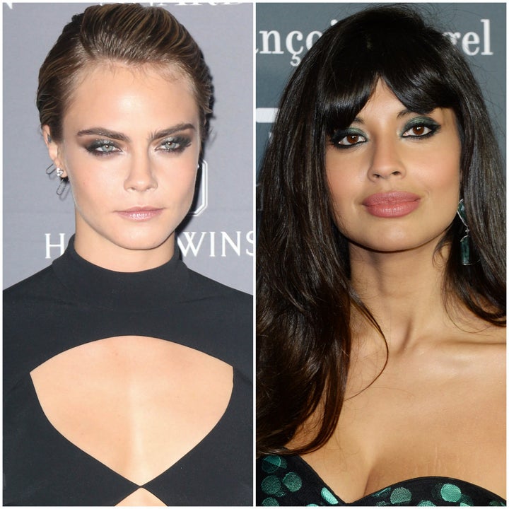 Cara Delevingne and Jameela Jamil