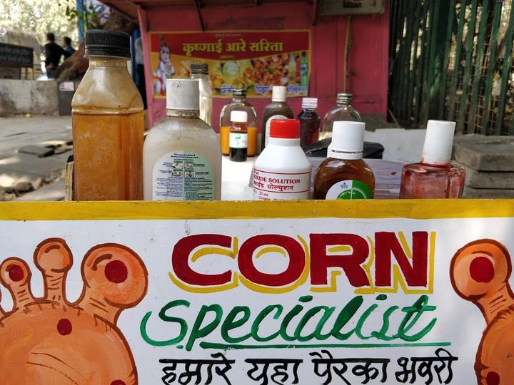 Most of the medicines that the corn specialists use are homemade.