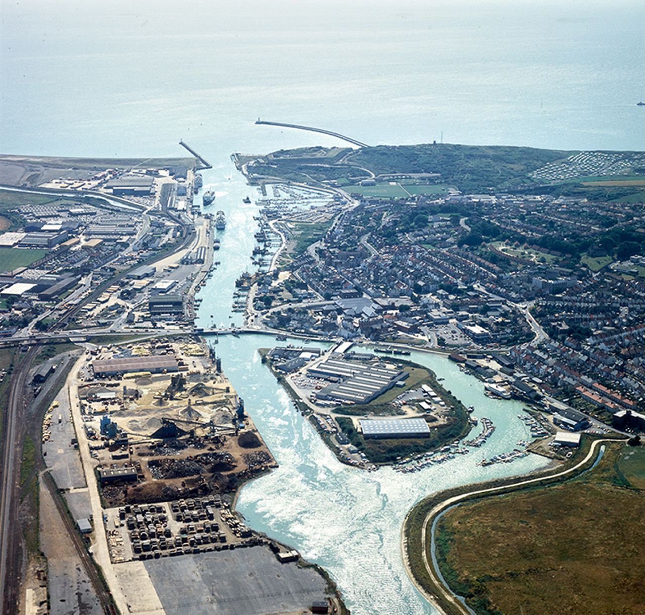 Newhaven Docks in 1983.