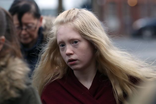 Alesha's mother, Georgina Lochrane arriving at the High Court in Glasgow on Thursday