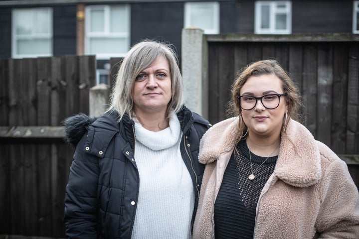 Cathy Worboys and Holly's sister, Rosie. 