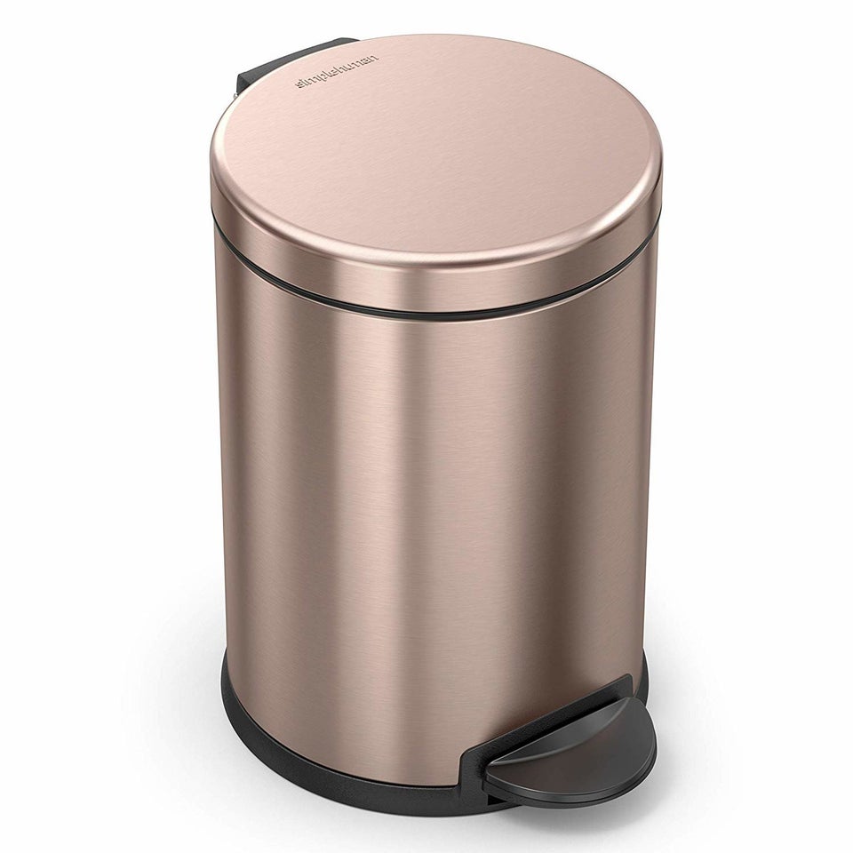 Rose Gold Trash Cans Are The Joy Trigger We All Deserve Huffpost Life