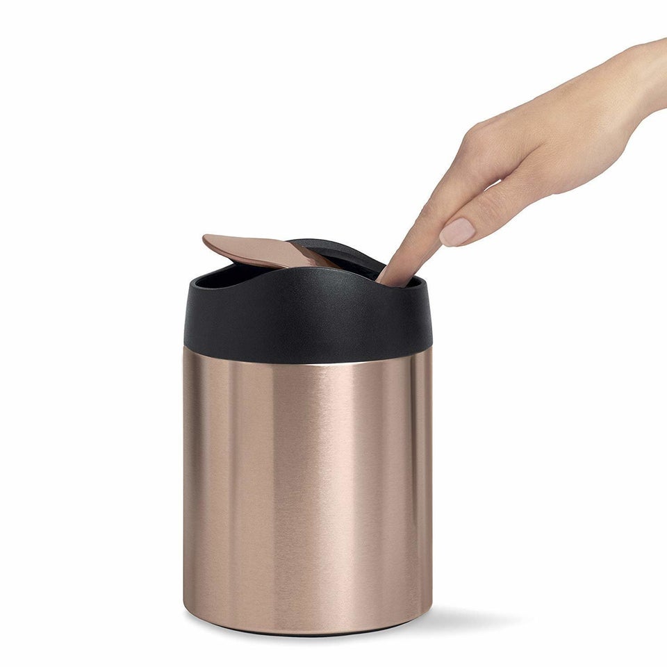 Rose Gold Trash Cans Are The Joy Trigger We All Deserve Huffpost