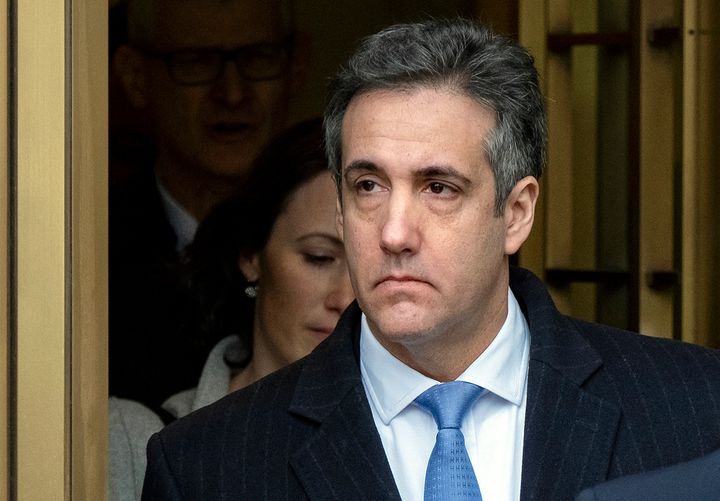 Charges have been filed against the IRS analyst accused of leaking explosive bank records about Michael Cohen, pictured here. 