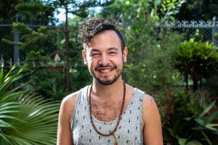 Caspar, one of the men who participated in Amity's photo series.