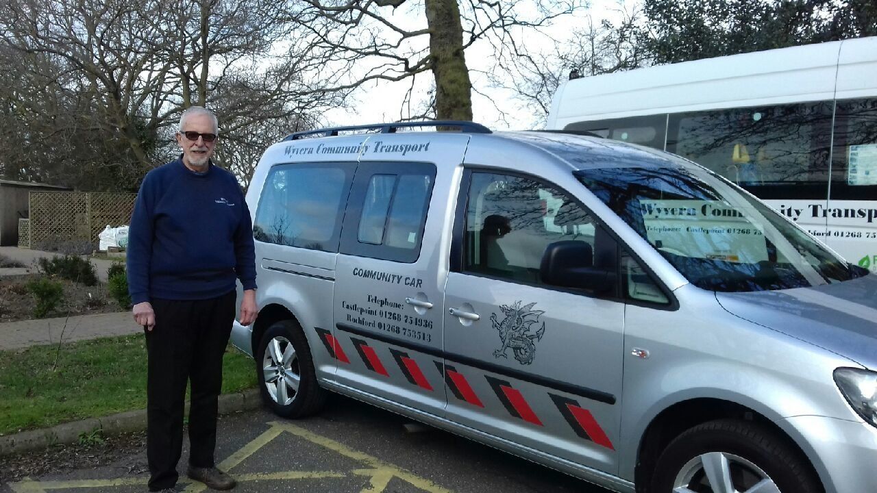 Alan Burgess, a volunteer for Wyvern Community Transport.