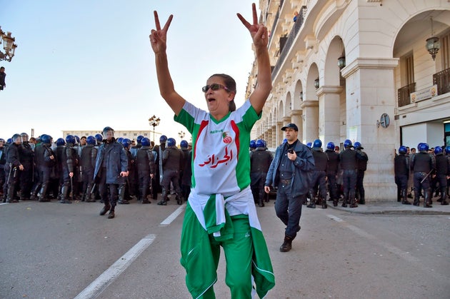 Les manifestations d'Alger en