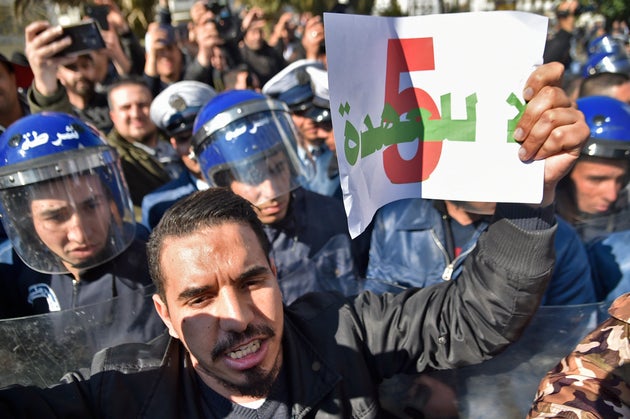 Les manifestations d'Alger en