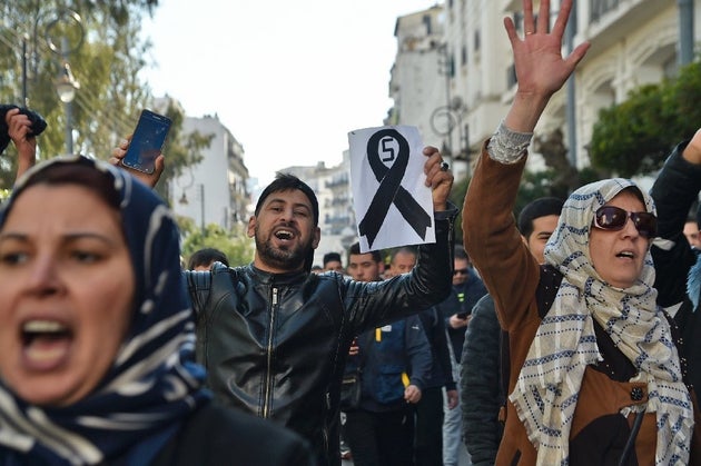 Les manifestations d'Alger en
