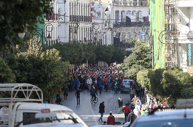 Les manifestations d'Alger en