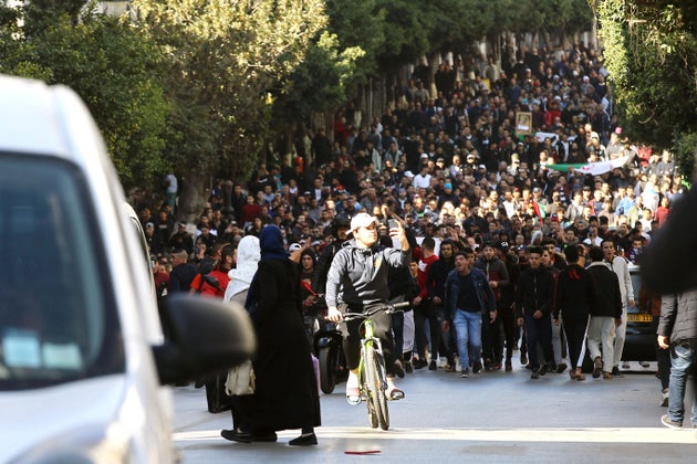 Les manifestations d'Alger en