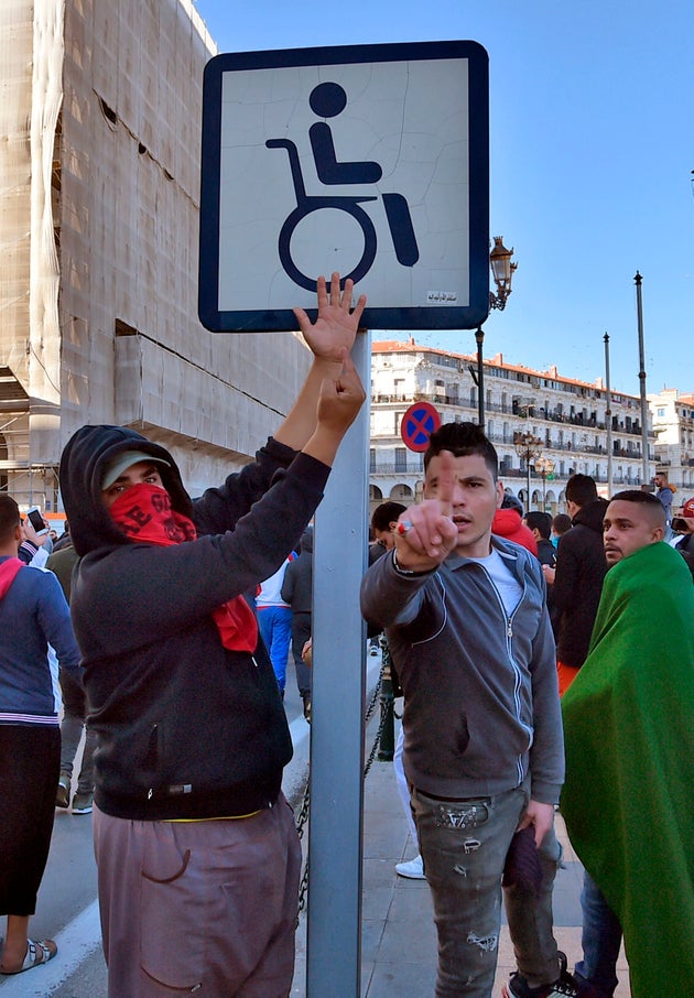 Les manifestations d'Alger en
