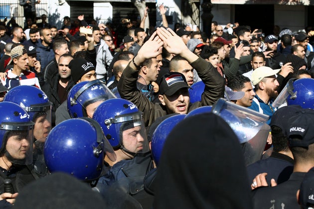 Les manifestations d'Alger en