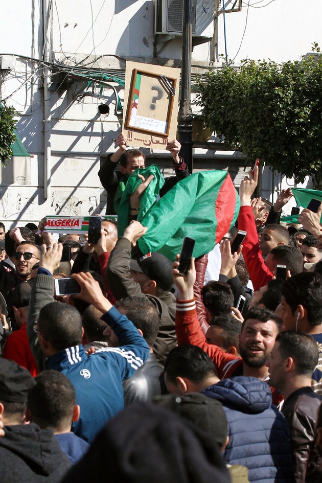 Les manifestations d'Alger en