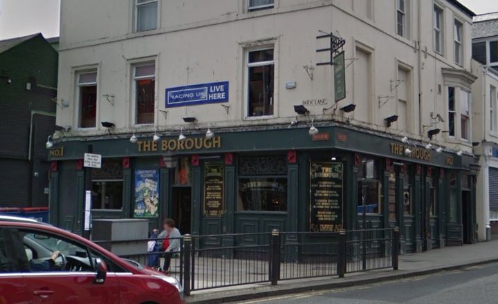 The incident happened near The Borough pub in central Sunderland on Sunday morning.