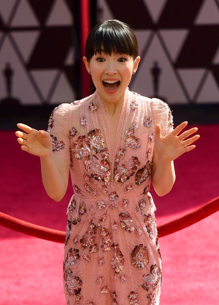 The lifestyle expert seemed to be having a blast on her first Oscars red carpet.