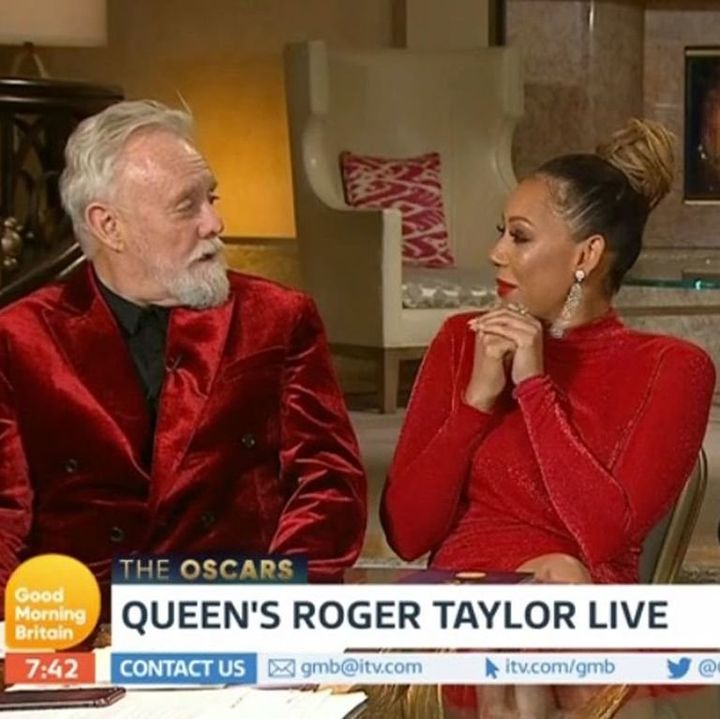 Roger Taylor and Mel B were guests on Good Morning Britain's Oscars special.