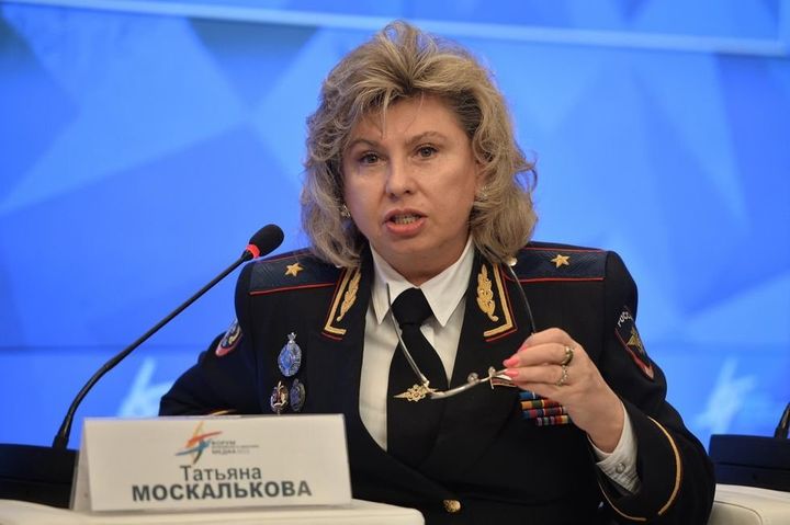 Η επίτροπος για τα ανθρώπινα δικαιώματα της Ρωσικής Ομοσπονδίας, Τατιάνα Μοσκάλκοβα.