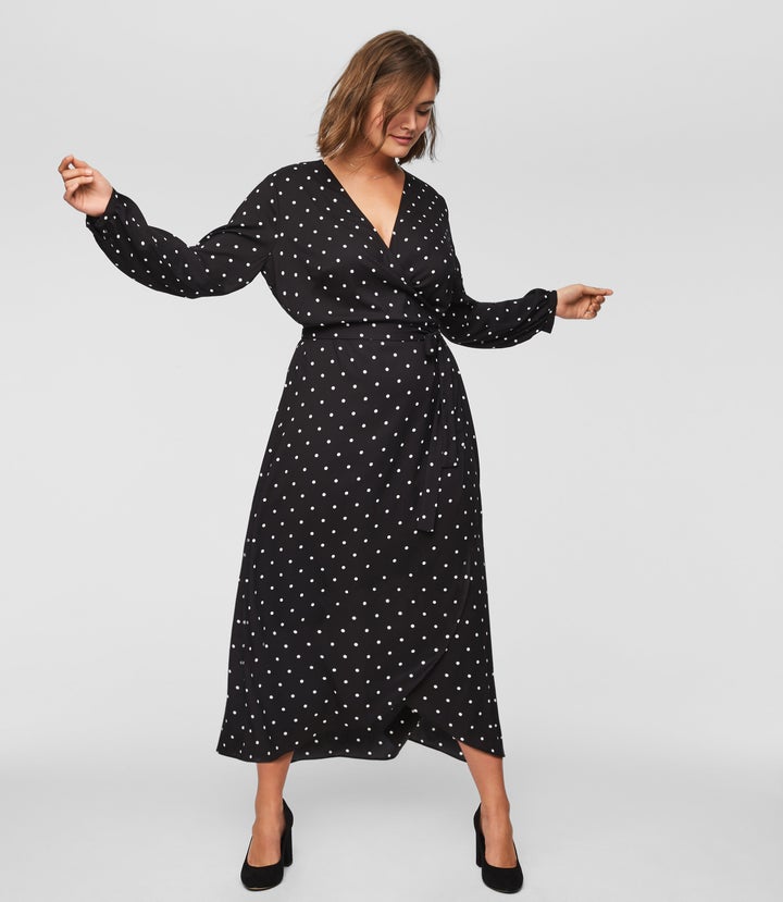 Loft top wrap dress
