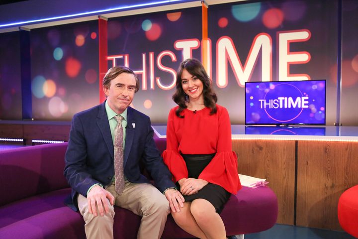 Alan Partridge was back with his new show This Time, which poked fun at The One Show