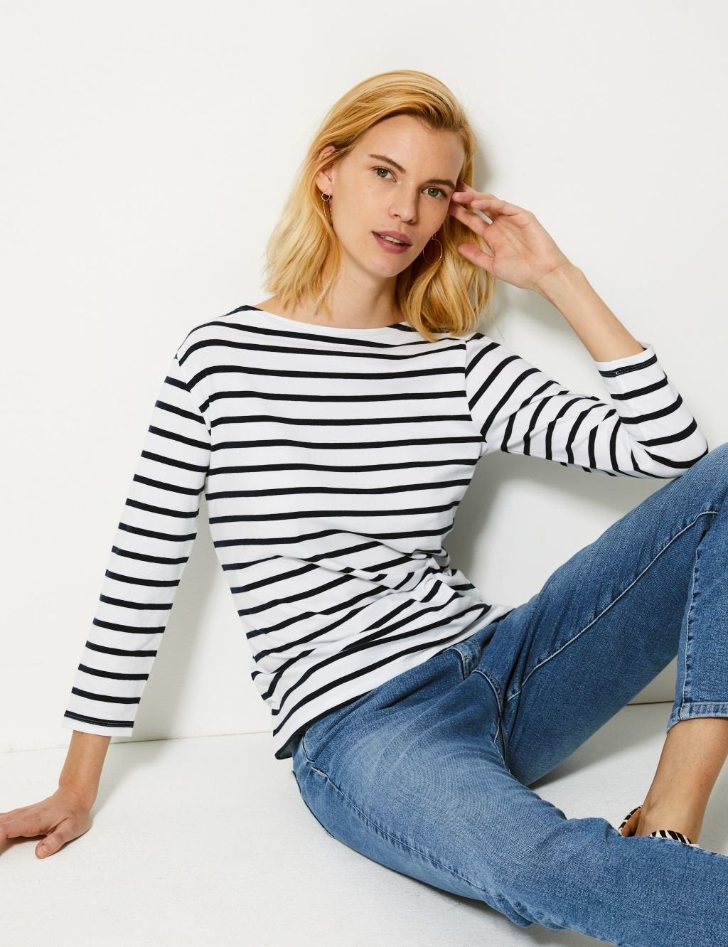 plus size breton shirt