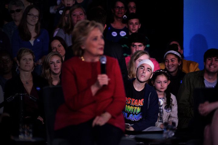 A town hall event where, according to troll Jonathan Lee Riches, "they placed me right behind Hillary Clinton, as a Muslim for Clinton. I shook her hand and everything."
