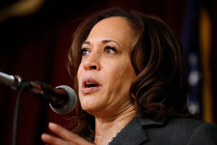 Sen. Kamala Harris (D-Calif.), who is running for president, 