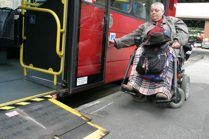 Nearly 10 million elderly and disabled people receive free off-peak bus travel in England.