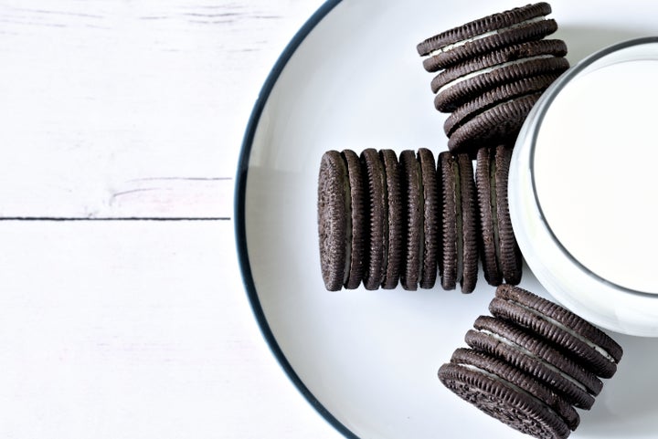 Bet you can't eat just one (sleeve of Oreos).