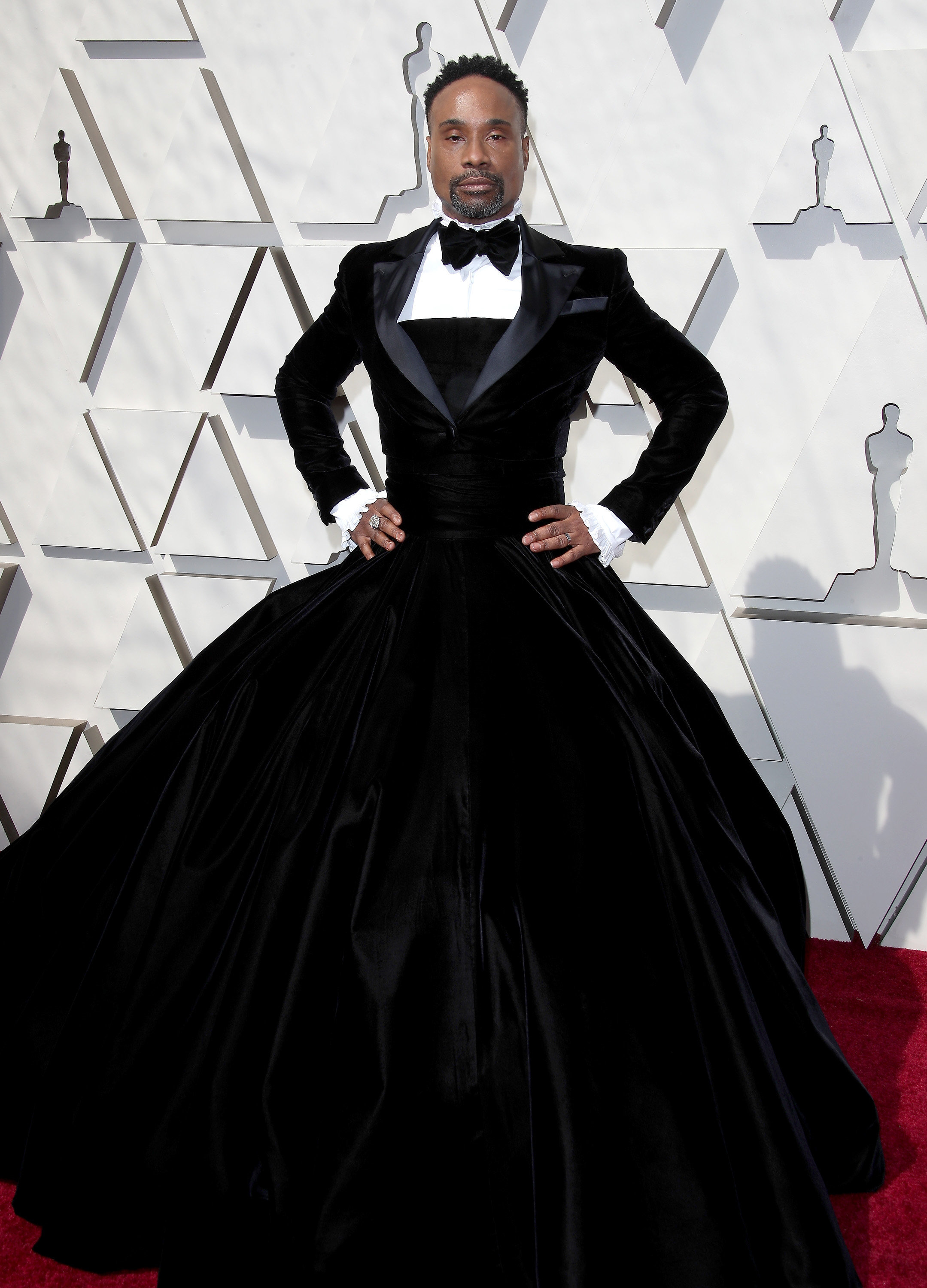 Billy Porter's 2023 Golden Globes Gown Is a Tribute to His Iconic 2019  Velvet Tuxedo Dress