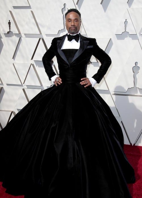 Oscars tuxedo gown hotsell