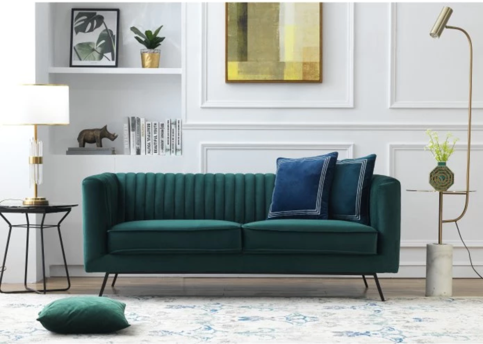 Where To Buy An Emerald Green Couch On Any Budget Huffpost Life