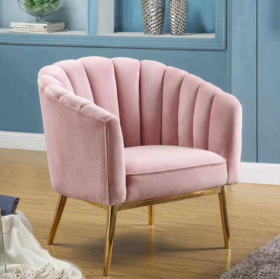 Where To Buy A Pretty Pink Accent Chair On Any Budget HuffPost Life