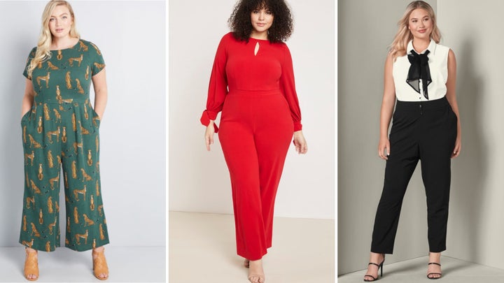 Plus size evening clearance rompers