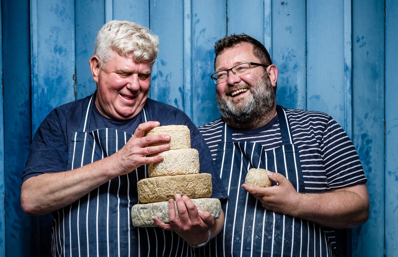 Owners of Wildes Cheese Philip Wilton (right) and Keith Sides