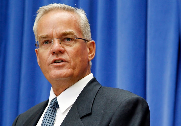 Bill Hybels, then senior pastor of Willow Creek Community Church, speaks in Washington in July 2010.