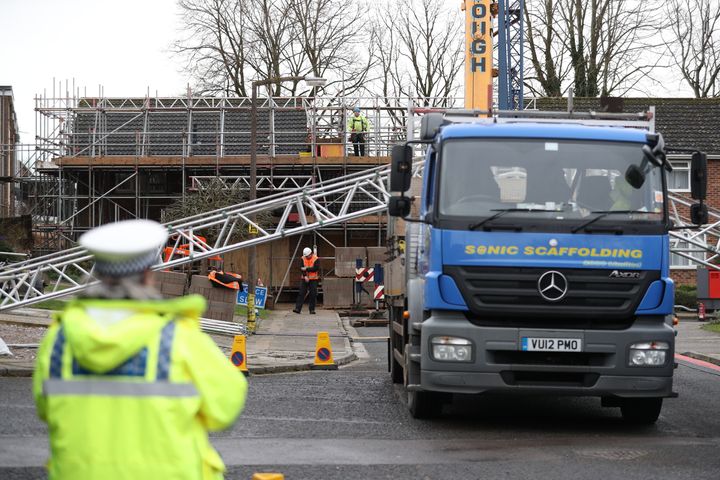 The roof of the home and garage of Sergei Skripal was dismantled amid the decontamination operation.