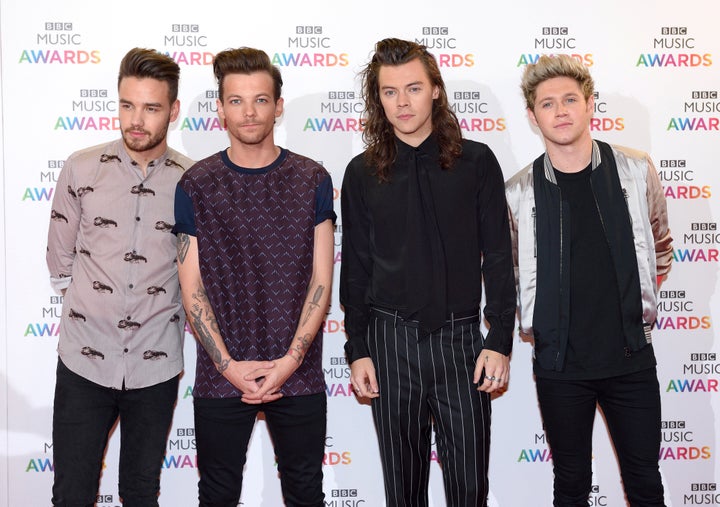 One Direction pictured together in 2015