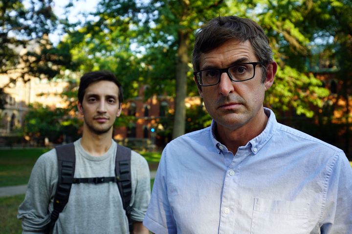 Louis Theroux and Saifullah Khan 