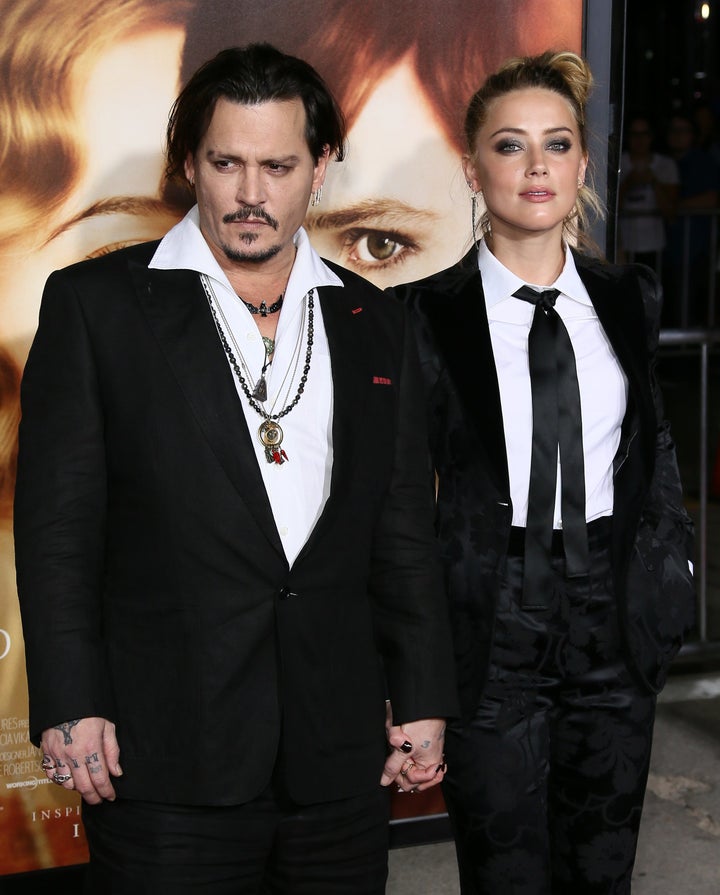 Johnny Depp and Amber Heard in 2015