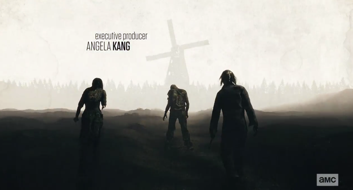 Screenshot of "The Walking Dead" credits after update.