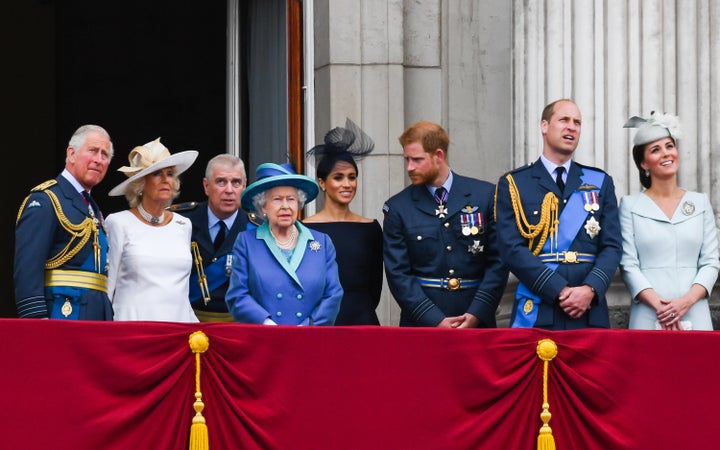 The royal family marked the centenary of Britain's Royal Air Force last year.