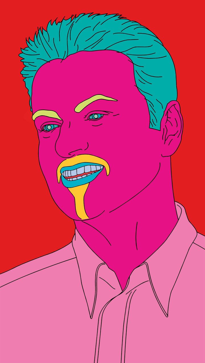 Michael Craig-Martin, Commissioned Portrait Untitled (George) (2007, estimate: £40,000-60,000)