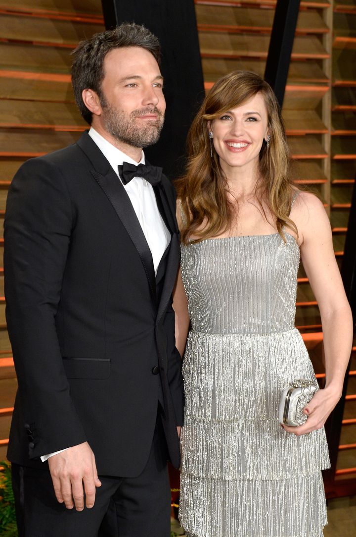 Ben Affleck and Jennifer Garner attend the 2014 Vanity Fair Oscars after party.