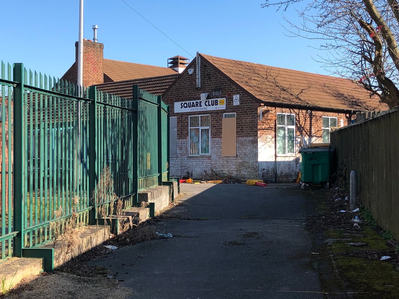 The Square Club Community Centre remains derelict after being sold off. 